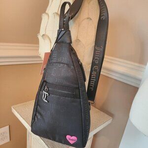 Juicy Couture Black Sling Bag NWOT